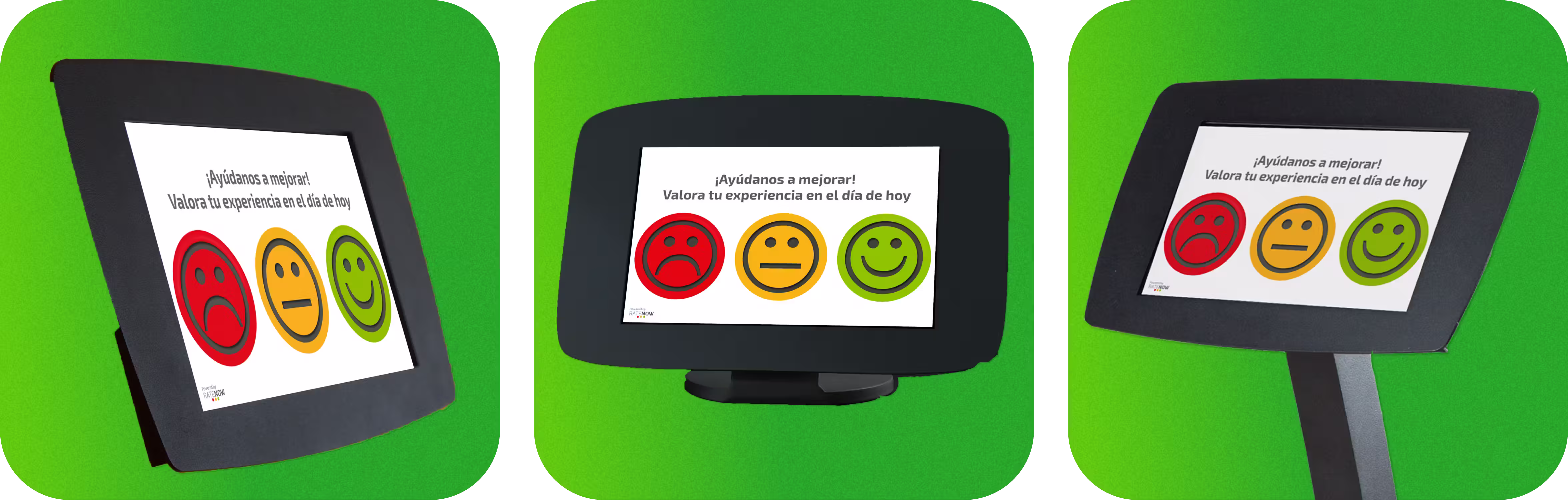 Types of Smiley Feedback Tablets