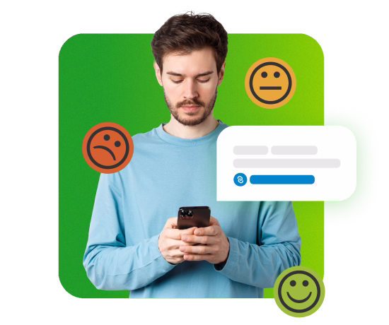 Feedback through SMS surveys