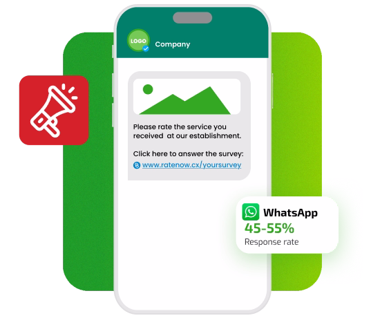 Sending surveys via WhatsApp